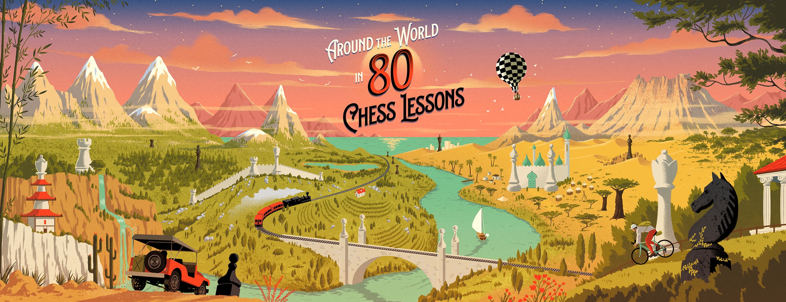 Around the World in 80 Chess Lessons
